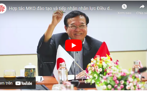 Hợp tác MKO đào tạo và tiếp nhận nhân lực Điều dưỡng ĐH Đông Á làm việc tại Nhật