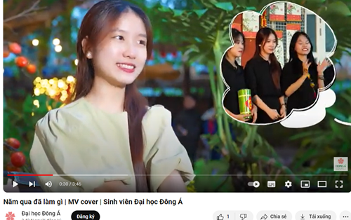 Chào hành trình 2024 đa sắc màu bằng sản phẩm nghệ thuật đến từ sinh viên Đại học Đông Á - MV cover Năm qua đã làm gì gửi gắm nhiều mong ước và quyết tâm! ❤